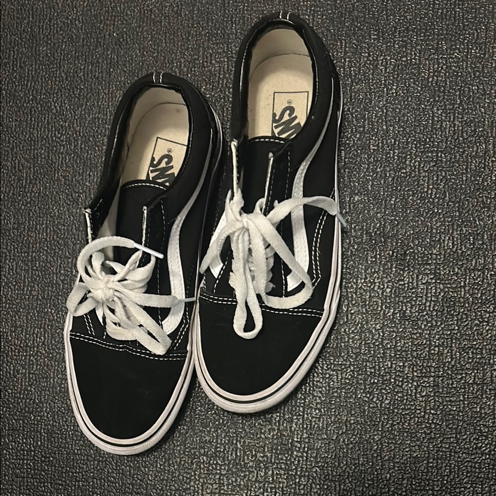 Vans Black and White Women's Sneakers